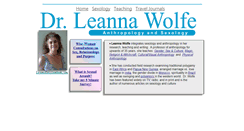 Desktop Screenshot of drleannawolfe.com